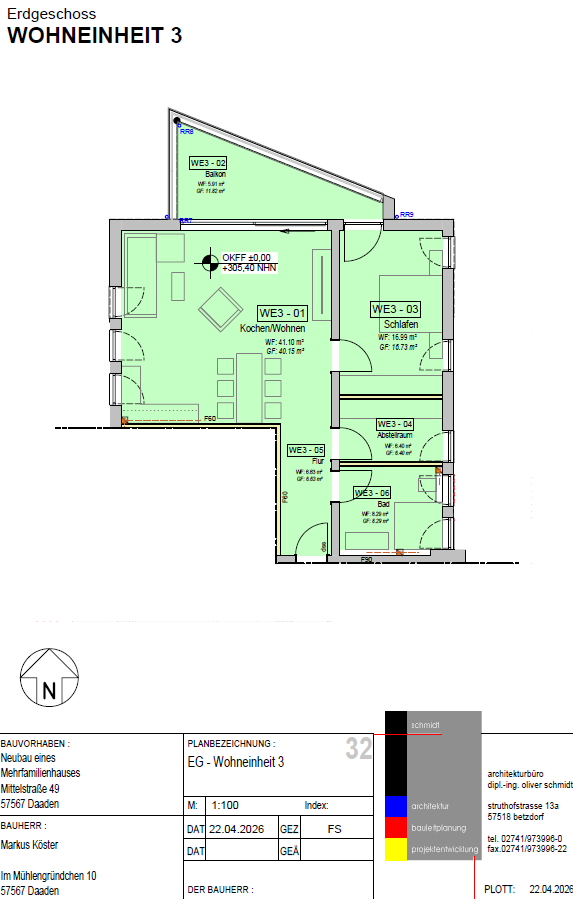 WE 3 Grundriss